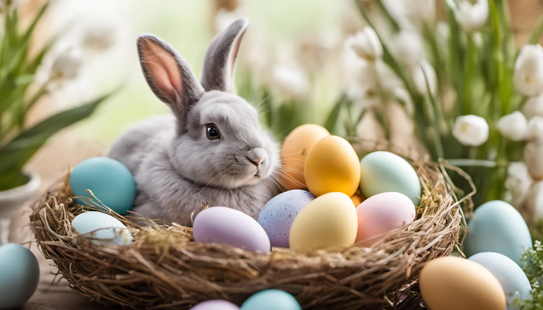 Enchanting Easter Bunny Wallpapers Ideas by AI